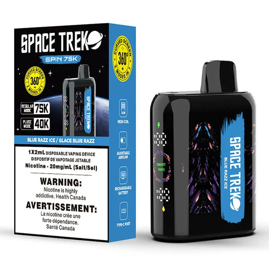 Space Trek Spin 75K - Blue Razz Ice