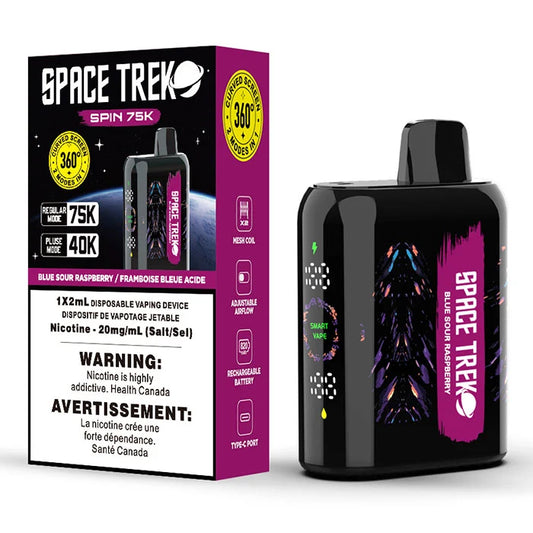 Space Trek Spin 75K - Blue Sour Raspberry