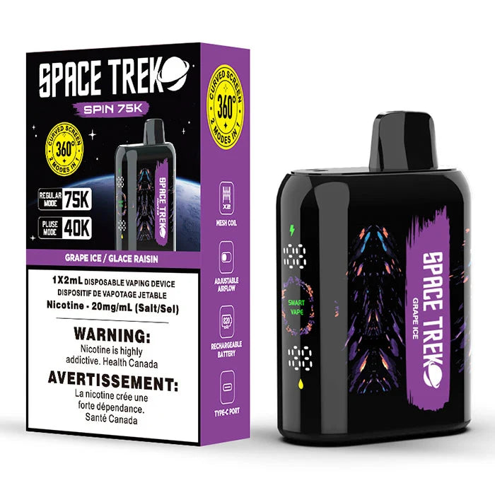 Space Trek Spin 75K - Grape Ice