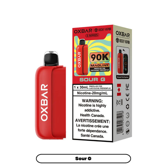 (AB) Oxbar: Maglink Replacement Pod 90K - Sour G