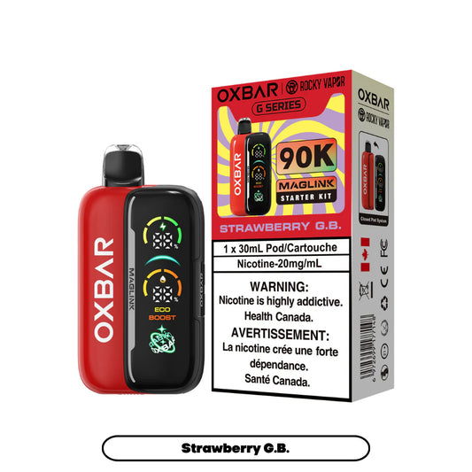(AB) Oxbar: Maglink Starter Kit (90K) - Strawberry G.B.