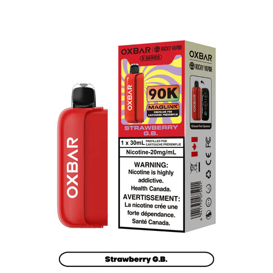(AB) Oxbar: Maglink Replacement Pod 90K - Strawberry G.B.