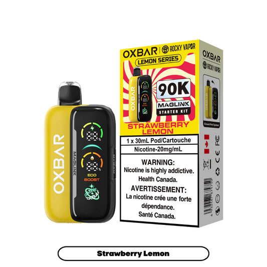 (AB) Oxbar: Maglink Starter Kit (90K) - Strawberry Lemon