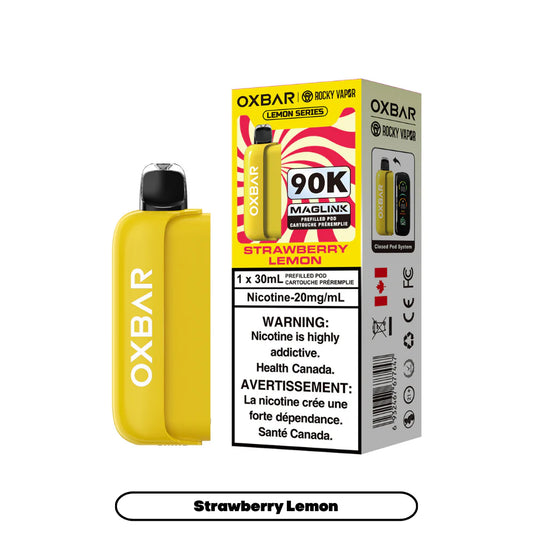 (AB) Oxbar: Maglink Replacement Pod 90K - Strawberry Lemon