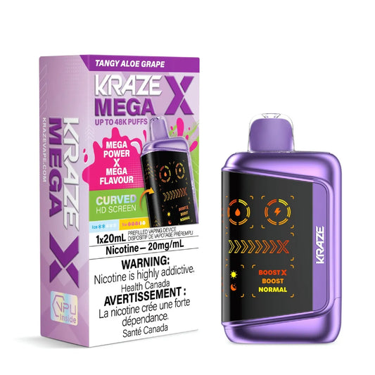 (AB) Kraze: MEGA X (48K) - Tangy Aloe Grape