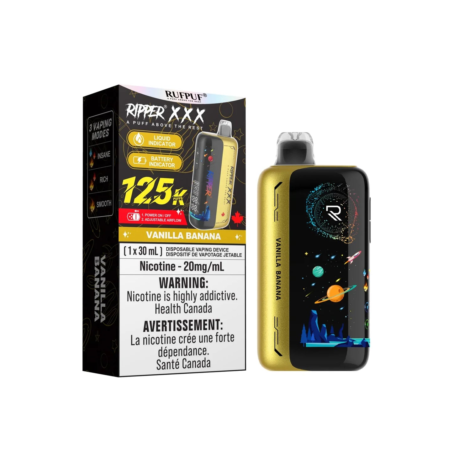 (AB) RUFPUF Ripper XXX 125K - Vanilla banana