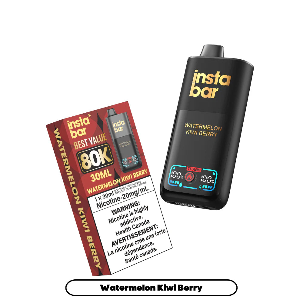 (AB) Insta Bar: Disposable (80K) - Watermelon Kiwi Berry