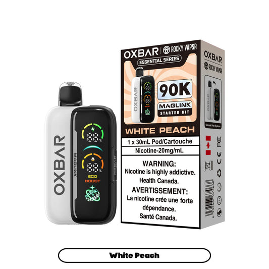 (AB) Oxbar: Maglink Starter Kit (90K) - White Peach