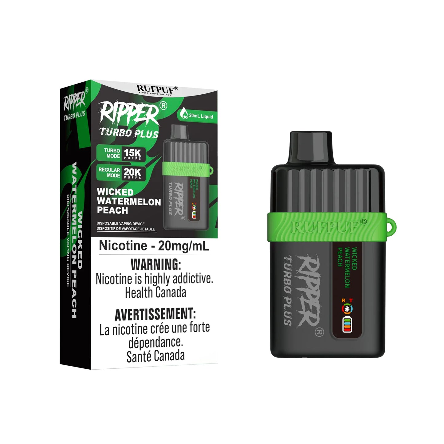 (FED) Rufpuf: Ripper Turbo Plus (20k) - Wicked Watermelon Peach