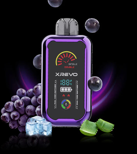 (FED) Xrevo: Disposable (9k) - Grape Aloe Ice