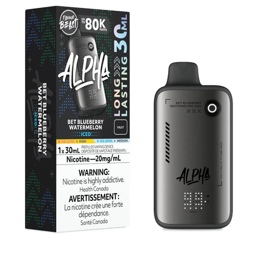 (AB) Flavour Beast: Alpha 80K - Bet Blueberry Watermelon Iced