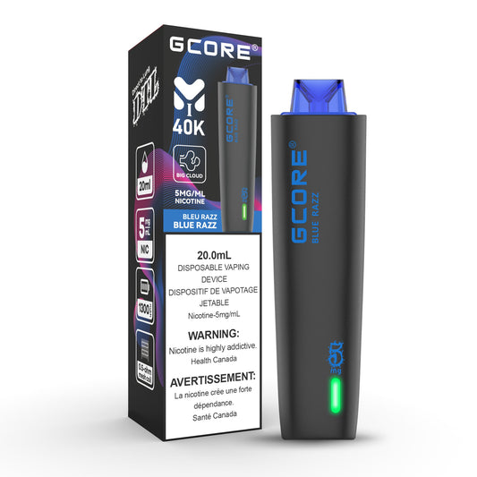 (AB) Gcore: Hookah (40K)(5mg) - Blue Razz