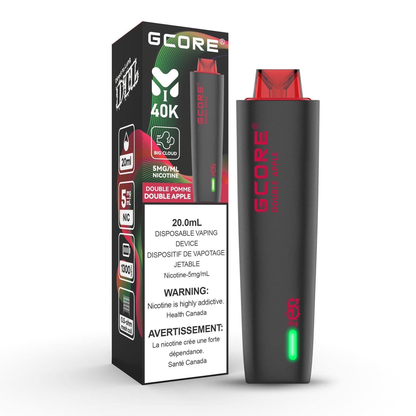 (AB) Gcore: Hookah (40K)(5mg) - Double Apple