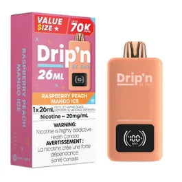(AB) Drip'n: 26ml Disposable - Raspberry Peach Mango Ice