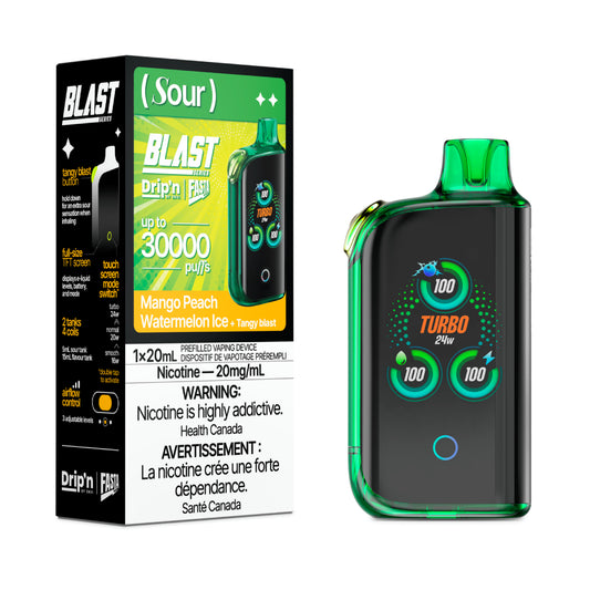 (AB) Drip’n: BLAST (30K) Sour Series - Mango Peach Watermelon Ice