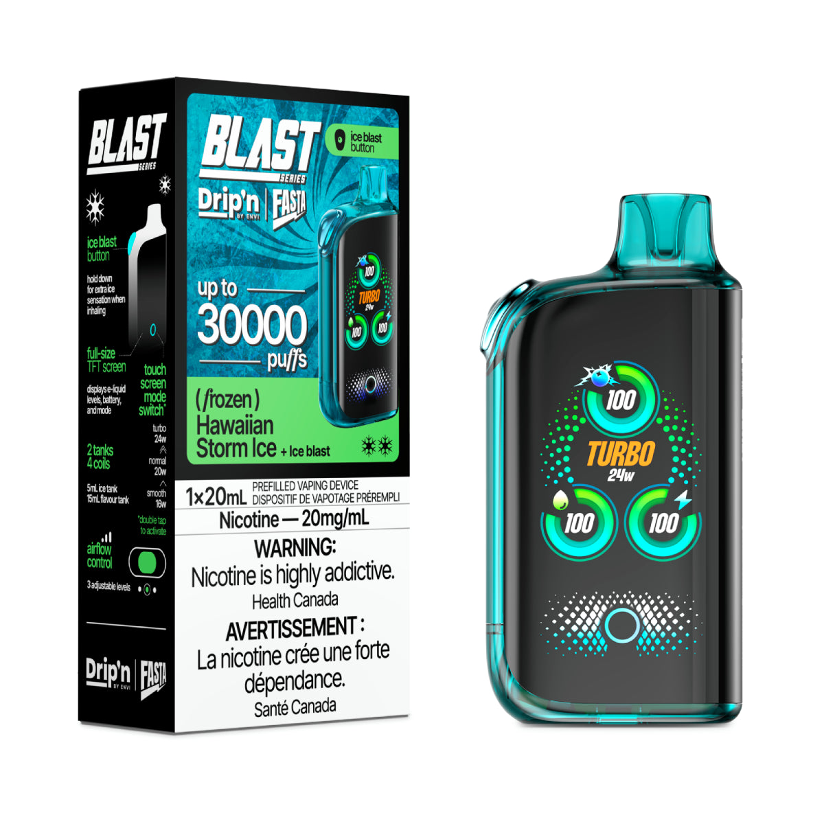 (AB) Drip'n: BLAST 30K - Lychee Mango Melon Ice
