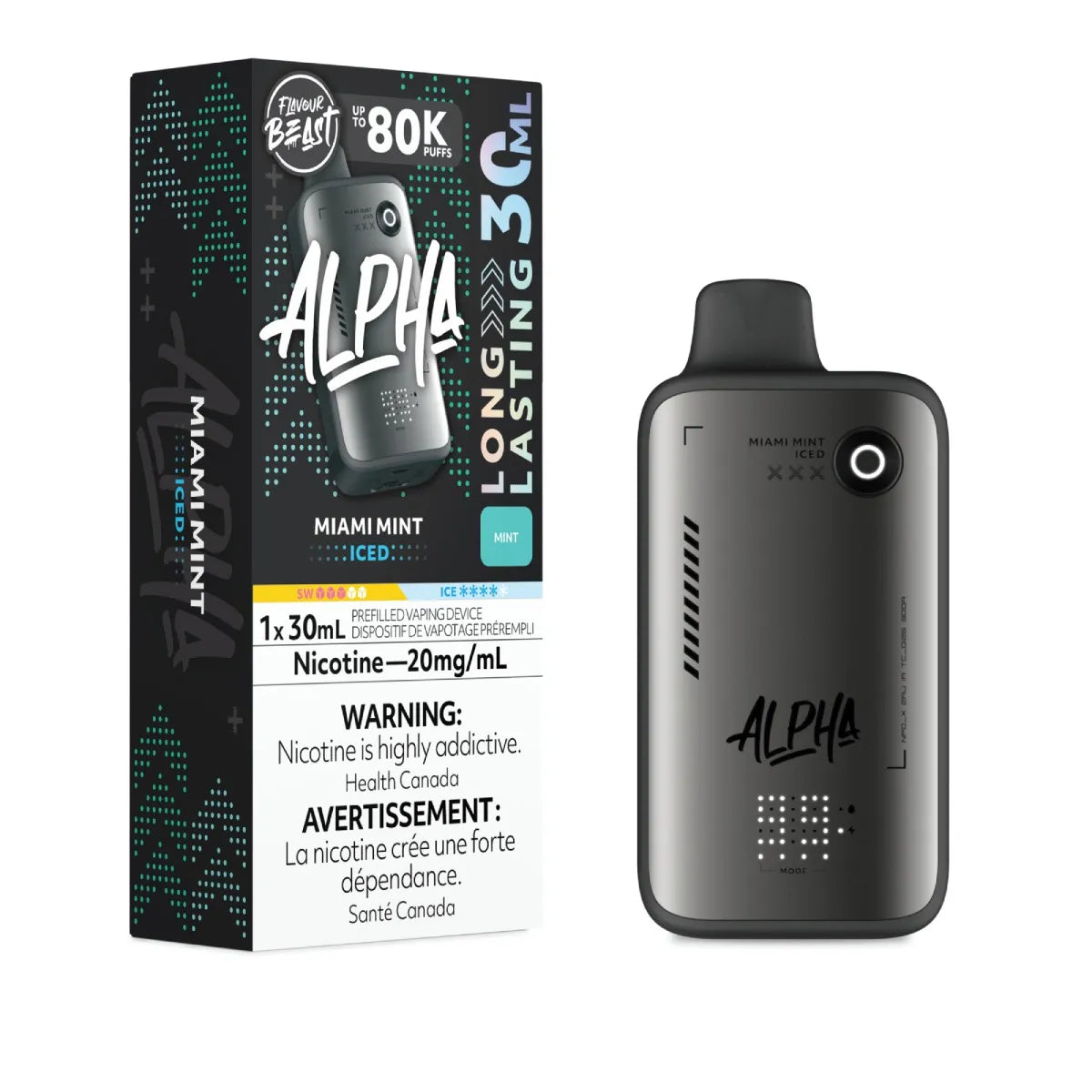 (AB) Flavour Beast: Alpha 80K - Miami Mint Iced