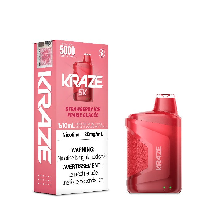(FED) Kraze: Disposable 5K - Strawberry Iced