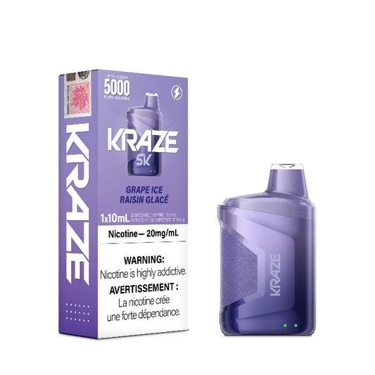 (FED) Kraze: Disposable (5K) - Grape Ice