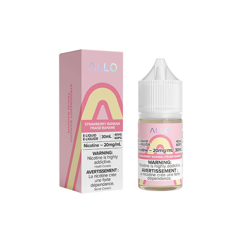 Allo Strawberry Banana Salt E-Juice 30ml (20mg) (FED)