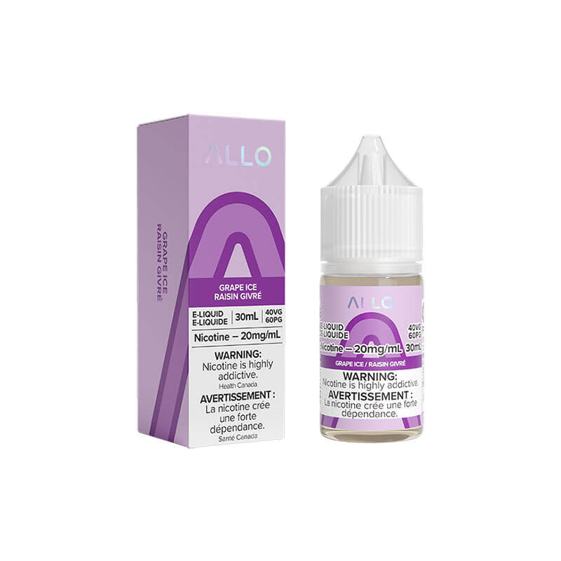 Allo Grape Ice Salt E-Juice 30ml (20mg) (FED)