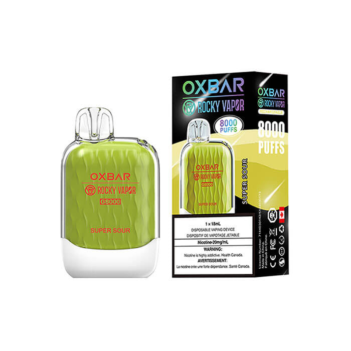 Oxbar 8000 puff Super Sour (FED)
