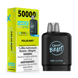 (AB) Flavour Beast: Level X G2 Ultra Pod (50K) - Polar Mint