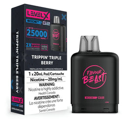 (AB) Flavour Beast Level X Boost Pod - Trippin’ Triple Berry