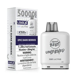(AB) Flavour Beast: Unleashed Level X G2 Ultra Pod (50K) - Epic Dark Berries