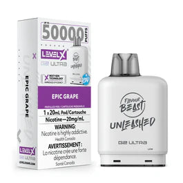 (AB) Flavour Beast: Unleashed Level X G2 Ultra Pod (50K) - Epic Grape (AB)