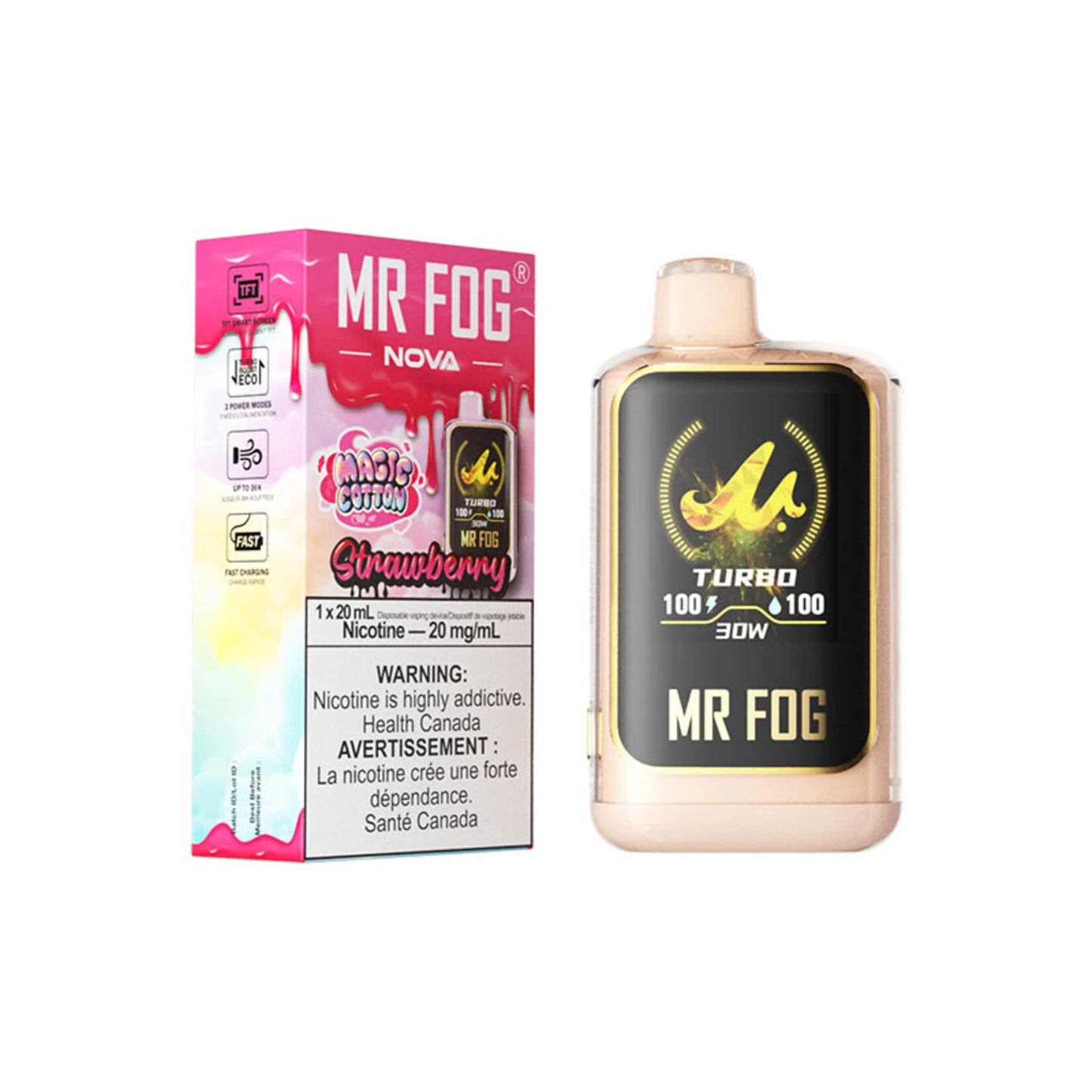 AB) Mr. Fog: Nova (36k) - Magic Cotton Strawberry Vape Stadium AB) Mr. Fog: Nova (36k) - Magic Cotton Strawberry Vape Stadium