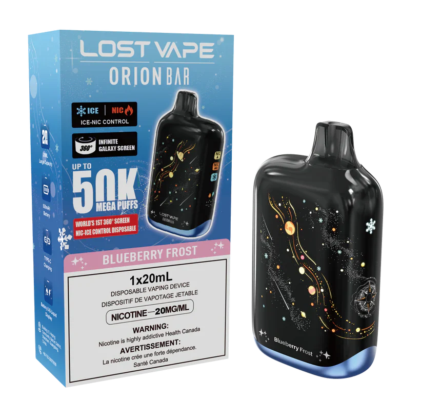 (AB) Lost Vape: Orion Bar (50K) - Blueberry Frost