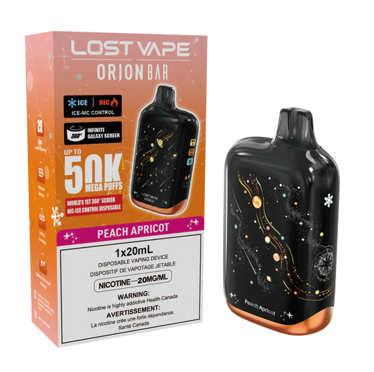 (AB) Lost Vape: Orion Bar (50K) - Peach Apricot