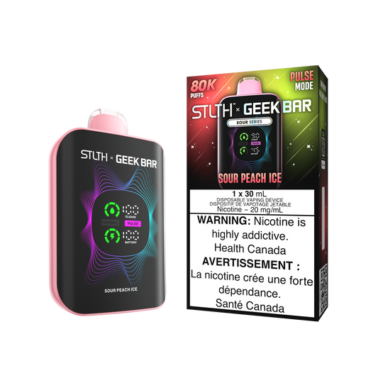 (AB) Stlth X Geek Bar 80K - Sour Peach Ice