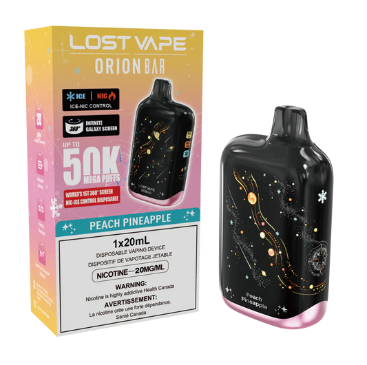 (AB) Lost Vape: Orion Bar (50K) - Peach Pineapple