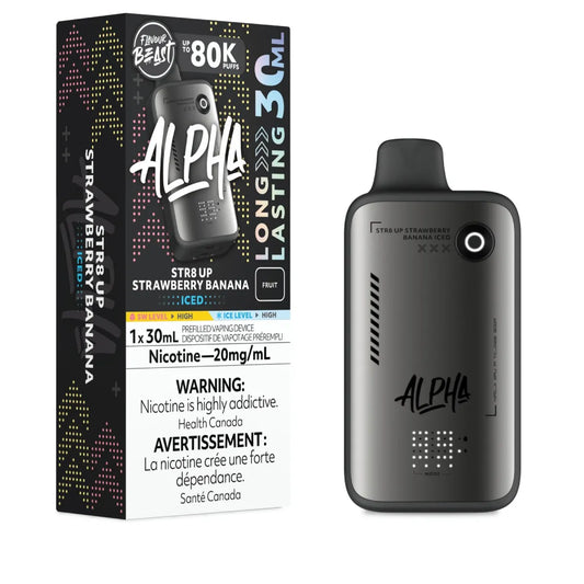 (AB) Flavour Beast: Alpha 80K - STR8 UP Strawberry Banana
