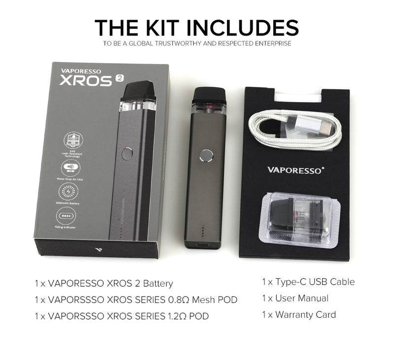 Vaporesso XROS 2 Pod Kit Vape Stadium Vaporesso XROS 2 Pod Kit Vape Stadium