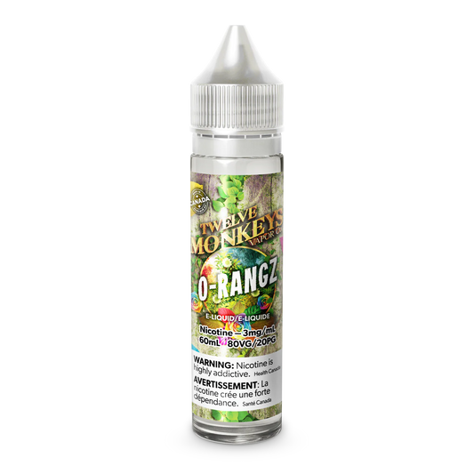 (FED) Twelve Monkeys: E-Juice (60ml) - O-RangZ