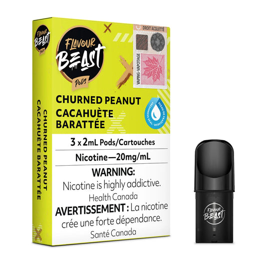 Flavour Beast Pods - Churned Peanut (20mg/mL) (FED)