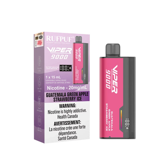 (FED) Rufpuf: Viper (9k) - Guatemala Green Apple Strawberry Ice