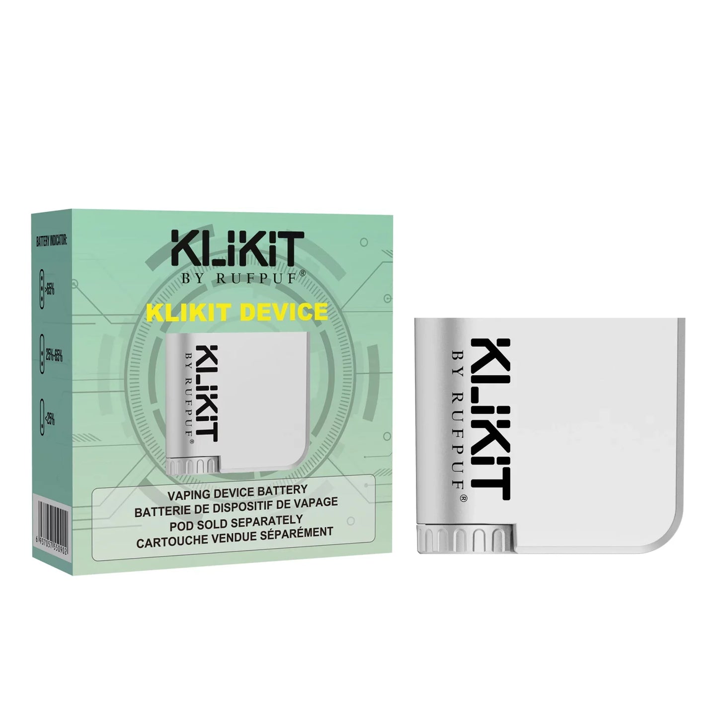 Rufpuf: Klikit Battery (5k) - Silver